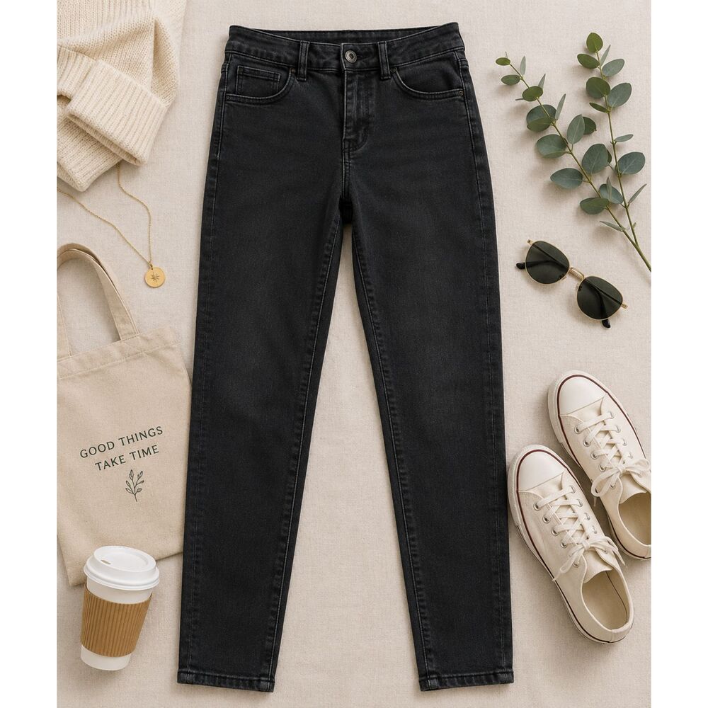 American Eagle Jeans Women Size 6 (29x27) Black High Rise Jegging Skinny (454)